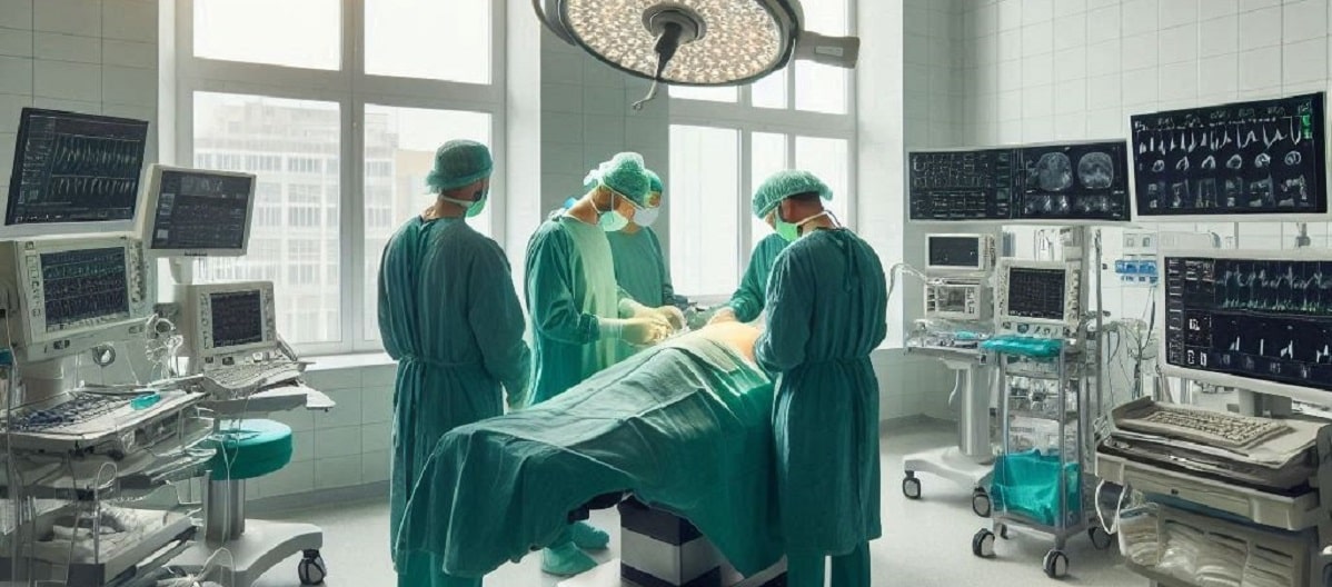 آماده سازی پوست ناحیه جراحی پیش از جراحی در اتاق عمل